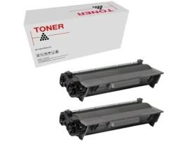 Pack 2 Toners Compatíveis TN3430/TN3480 Brother TN-3430/TN-3480 para Hl L6250Dn Hl L6300 Hl L6400