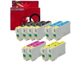 Pack 10 Tinteiros Compatíveis Epson T1295 T1291 T1292 T1293 T1294