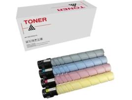 Pack 4 Toners Compatíveis TN324/TN512 Konica Minolta TN324K TN512K TN324C TN512C TN324M TN512M TN324Y TN512Y