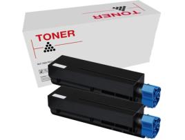 Pack 2 Toners Compatíveis B432/B512/Mb492/Mb562 45807111 Oki 12.000 páginas Alta Qualidade