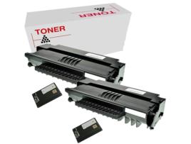 Pack 2 Toners Compatíveis Ricoh Aficio Sp1100 Sp1100 406572 Alta Qualidade