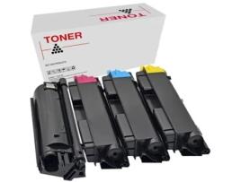 Pack 4 Toners Compatíveis Kyocera Tk5140 1T02Nr0Nl0 1T02Nrcnl0 1T02Nrbnl0 1T02Nranl0