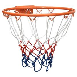 vidaXL Cesto de basquetebol 39 cm aço laranja