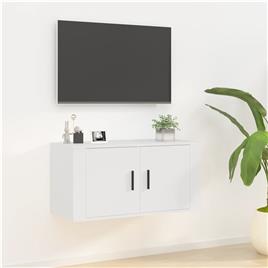 vidaXL Móvel de TV de parede 80x34,5x40 cm branco