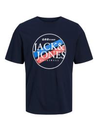 Jack & Jones Junior Camisola  azul / azul noturno / vermelho / branco