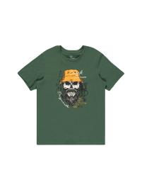 Jack & Jones Junior Camisola 'ROXBURY'  amarelo / verde escuro / preto / branco