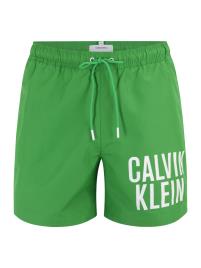 Calvin Klein Swimwear Calções de banho  verde / branco