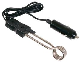 Aquecedor de Imersão Auto 24V 200W c/ Ficha de Isqueiro - ALL Ride
