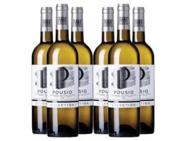 Caixa 6 Garrafas Vinho Pousio Selection Branco 2020