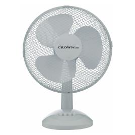 CROWN JAPAN Ventoinha de Mesa ACREFT30, 30 cm, Branco