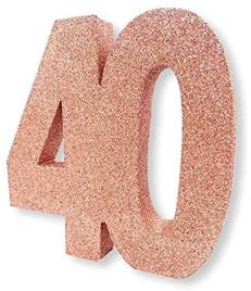 Centro De Mesa Glitter Rose Gold - 40