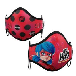 2 Máscaras Covid Ladybug - 10-12 Anos