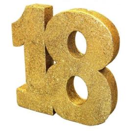 Centro De Mesa Glitter Gold - 18