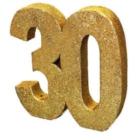 Centro De Mesa Glitter Gold - 30