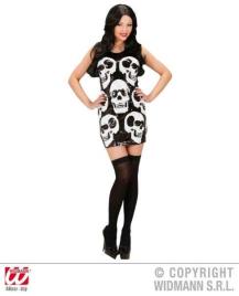 Vestido Caveiras Em Lantejoulas - Tamanho S