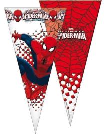 6 Sacos Cone Homem-aranha