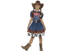 Fato de Menina DISFRAZZES Cowgirl Texana Azul (Tam: 7 a 9 Anos)