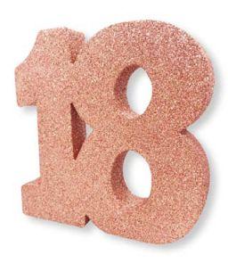 Centro De Mesa Glitter Rose Gold - 18