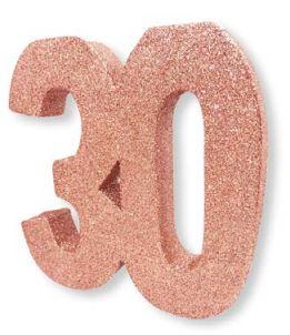 Centro De Mesa Glitter Rose Gold - 30