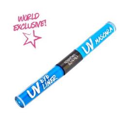 2 Em 1 Uv Eyeliner & Mascara - Azul