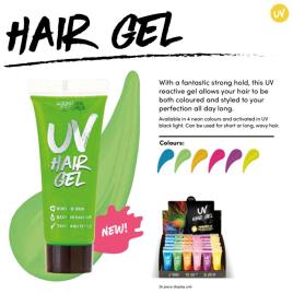 Uv Hair Gel - Amarelo