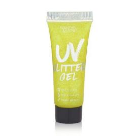 Gel Glitter Uv - Amarelo