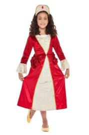 Fato Princesa Tudor - Tamanho 10-12 Anos