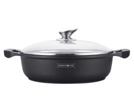 Cacerola Baja de 26cm con Recubrimiento de Piedra Antiadherente 3 litros