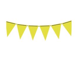 Adereço GUIRCA Galhardete Neon Papel Amarelo 300 Cm 19X27 Cm