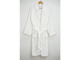 Roupão de Banho Premium VIDAL HOME 100% Algodão 400 Gr (XL - Branco)