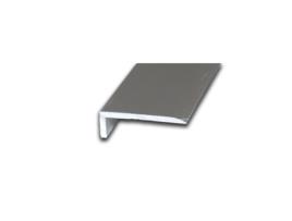Pack 10 Unidades Ângulo Alumínio 20X8 20mm Anch 8 mm Alt 3M de Comprimento