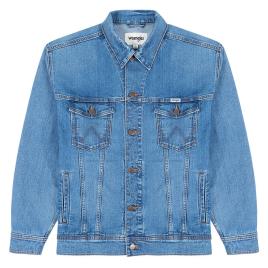 Wrangler Anti Fit Relaxed Denim Jacket  L Homem
