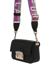 FURLA Mala de ombro 'METROPOLIS'  greige / rosa / preto / branco