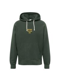 Nudie Jeans Co Sweatshirt 'Fredrik'  amarelo / verde escuro