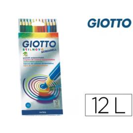 Lápis de Cor Aquarela Giotto StilNovo Com 12