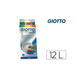 Lápis de cor aguarela Giotto Stilnovo - caixa de 12 cores