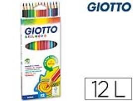 Lápis de Cores Giotto Stilnovo 12 Unidades