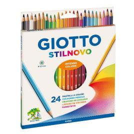GIOTTO Lápis de Cor Stilnovo, Corpo Hexagonal, Minas de Várias Cores