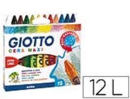 Lápis de Cera Giotto Maxi Caixa de 12 Unidades