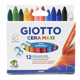 Giotto - Lápis de Cera Maxi x12