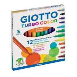 Giotto - Canetas de Feltro Turbo Color x12