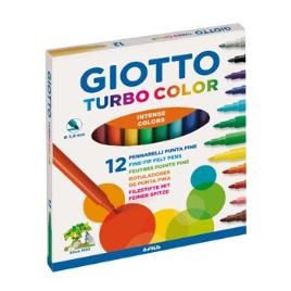Marcadores turbo color 12 unidades Giotto