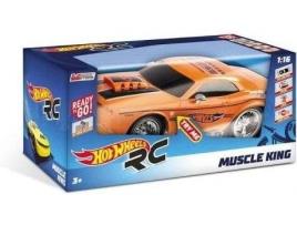 Carro Telecomandado RC HOT WHEELS Mustang (Laranja - 27x11x9cm - Idade Mínima: 3)