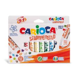 Carioca - Canetas de Feltro Stamperello x12