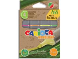 Pack de 4 Marcadores CARIOCA 43098 (Multicor)