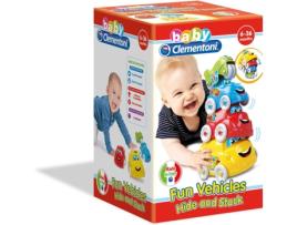 Carrinhos CLEMENTONI Fun Vehicles Hide and Stack
