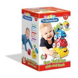 Veículos Empilháveis Divertidos - Baby Clementoni