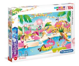 Puzzle  Flamingos de Férias (104 Peças)