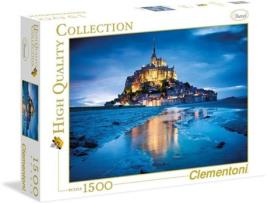 Puzzle CLEMENTONI Mont Saint Michel (1500 Peças)