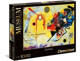 Puzzle CLEMENTONI Kandinsky: Amarelo, Vermelho e Azul (1000 Peças)
